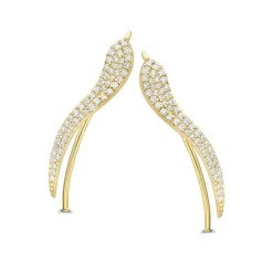 Rebel Forgyldt Sølv Ørestikker fra Spirit Icons