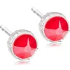 Rose Shimmer Medicinsk Plastik Øreringe fra Blomdahl med Swarovski Krystaller