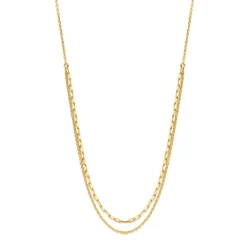 Scarlet Necklace Forgyldt Sølv Halskæde fra Spirit Icons