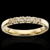 Scrouples Grace Alliance 14 Karat Guld Ring med Diamanter 0,15 Carat W/SI