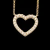 Scrouples Hjerte 14 Karat Guld Vedhæng med Brillanter 0,15 Carat W/SI