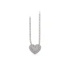 Scrouples Hjerte 14 Karat Hvidguld Vedhæng med Diamanter 0,17 Carat W/SI