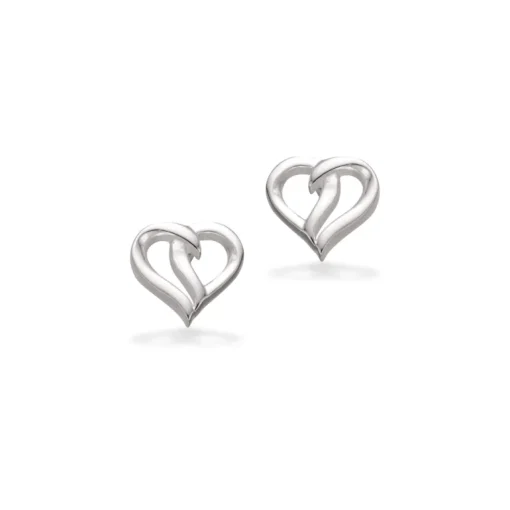 Scrouples Hjerte Sterling Sølv Ørestikker 158852