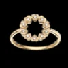 Scrouples Hjerter Ring i 8 Karat Guld 711173