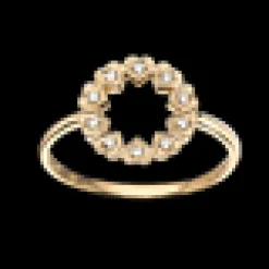 Scrouples Hjerter Ring i 8 Karat Guld 711173