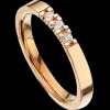 Scrouples Ilove Forgyldt Sølv Ring med Diamanter 0,09 Carat W/1P