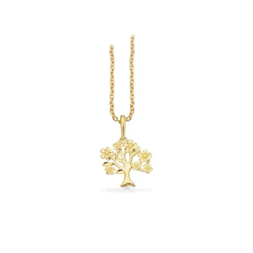 Scrouples Livets Træ 8 Karat Guld Vedhæng 213773