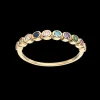 Scrouples Rainbow 8 Karat Guld Ring 711423