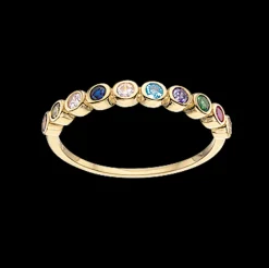Scrouples Rainbow 8 Karat Guld Ring 711423