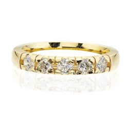 Scrouples Ring i 14 Karat Guld med Diamanter 0,35 Carat W/SI