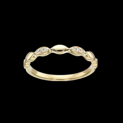 Scrouples Ring i 14 Karat Guld med Brillanter 0,06 Carat W/SI