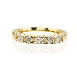 Scrouples Ring i 14 Karat Guld med Diamanter 0,35 Carat W/SI
