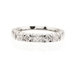 Scrouples Ring i 14 Karat Hvidguld med Diamanter 0,35 Carat W/SI