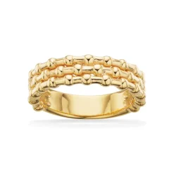 Scrouples Ring i Forgyldt Sølv 728472