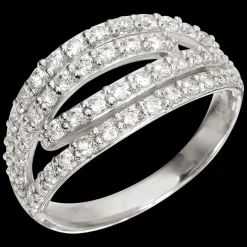 Scrouples Ring i Rhodineret Sølv 722882