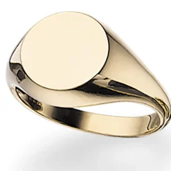 Scrouples Signet Herrering i 8 Karat Guld 709933