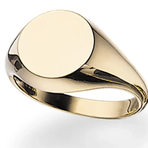 Scrouples Signet Herrering i 8 Karat Guld 709933