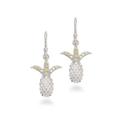 Scrouples Soho Ananas Sterling Sølv Ørehængere