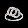 Scrouples Soho Cirkel Sterling Sølv Ring 724362