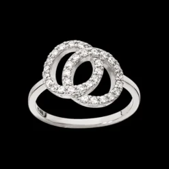 Scrouples Soho Cirkel Sterling Sølv Ring 724362