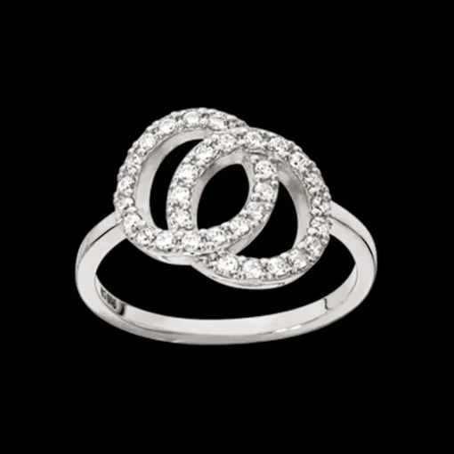Scrouples Soho Cirkel Sterling Sølv Ring 724362