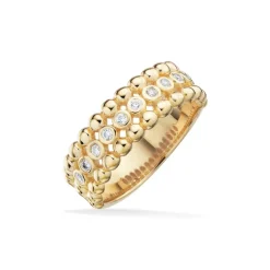 Scrouples Soho Ring i Forgyldt Sølv 728572