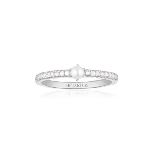 Sif Jakobs Ellera Perla Uno Sterling Sølv Ring med Perle