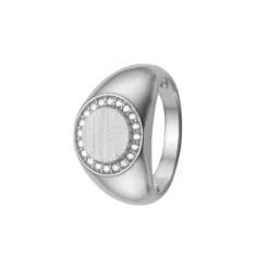 Signet Sterling Sølv Ring fra Aagaard 1800-S-S11