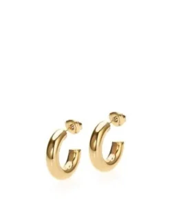 Sistie Aura Hoops Small Øreringe i Guld Double ZX1008GS