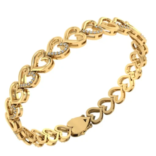 Smykkekæden Armbånd i Forgyldt Sølv DML0115FG