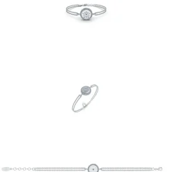 Smykkekæden Blomst Sterling Sølv Armbånd ORSL008S