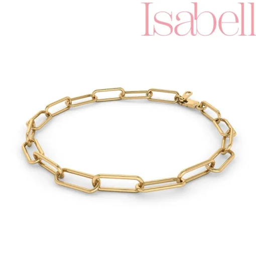 Smykkekæden Isabell Link Forgyldt Sølv Armbånd