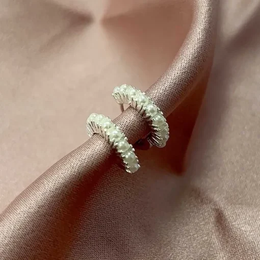 Smykkekæden Isabell Sterling Sølv Øreringe med Perle