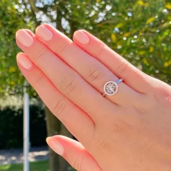 Smykkekæden Livets Træ Sterling Sølv Ring ORSN016S