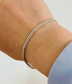 Smykkekæden Panser Armbånd i Sølv