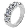 Smykkekæden Ring i 14 Karat Hvidguld med Brillanter 2,00 Carat TW/SI