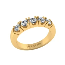 Smykkekæden Ring i 14 Karat Guld med Diamanter 1,25 Carat TW/SI