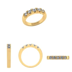 Smykkekæden Ring i 14 Karat Guld med Diamanter 1,25 Carat TW/SI