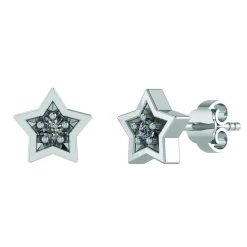 Smykkekæden Stjerne Sterling Sølv Ørestikker DMB0295S
