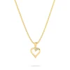 Smykkekæden Vedhæng i 14 Karat Guld med Diamant 0,015 Carat W/SI