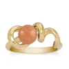 Soft Line Forgyldt Sølv Ring fra Rabinovich 76520346