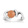 Soft Line Sterling Sølv Ring fra Rabinovich med Aventurin