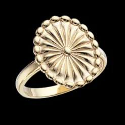 Sol Forgyldt Sølv Ring fra Scrouples 726552