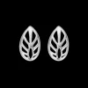 Spirit Icons Leaf Sølv Ørestikker S40021