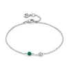 Spirit Icons Lucky Bracelet Green Armbånd i Sterling Sølv