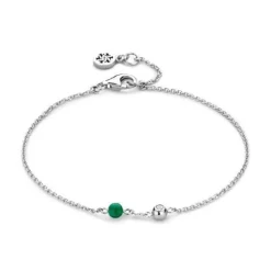 Spirit Icons Lucky Bracelet Green Armbånd i Sterling Sølv