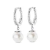 Spirit Icons Malibu Pearl Ørehængere i Sterling Sølv med Ferskvandsperle
