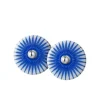 Splash Royal Blue Sterling Sølv Ørestikker fra Scherning med Porcelæn