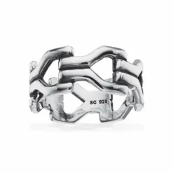 Sterling Sølv Herrering fra Scrouples 791442