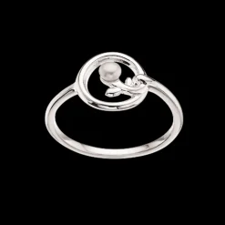 Sterling Sølv Ring fra Scrouples med Ferskvandsperle